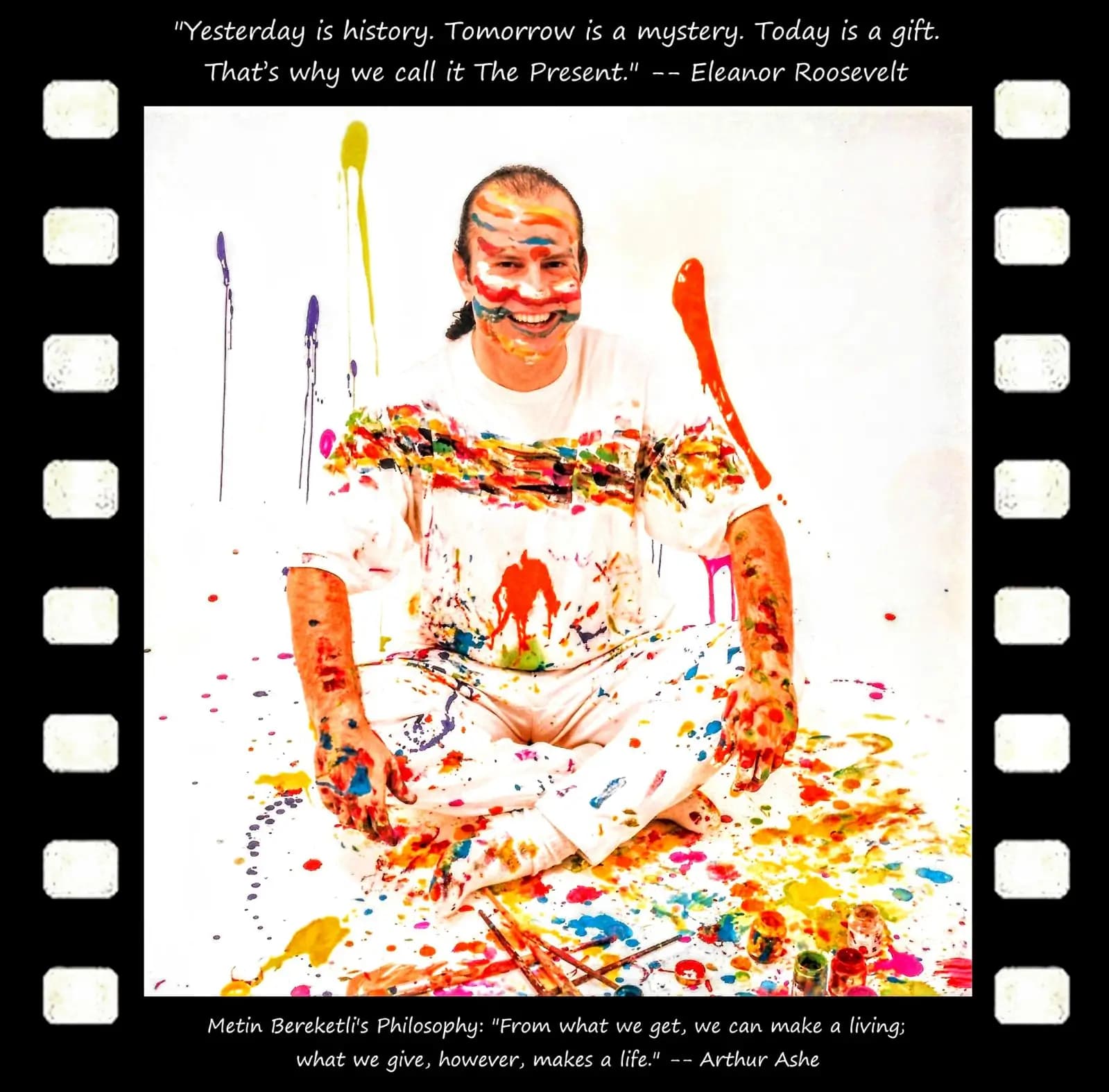 Metin's Passion for art, and compassion for others extends to no end.